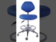 360 Degree Rotating Dental Assistant Chair Comfortable Seat Dentist Stool With Backrest