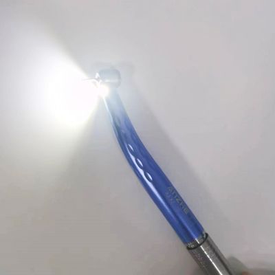 बटन दबाएं एलईडी प्रकाश दंत हवा हाथ के टुकड़े आंतरिक पानी स्प्रे दंत हाथ के टुकड़े