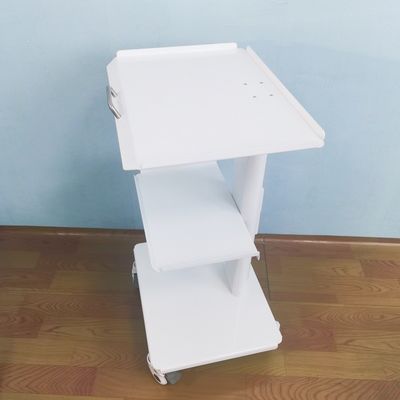 स्टेनलेस स्टील डेंटल क्लिनिक ट्रॉली कार्ट मोबाइल कार्ट यूनिट इनबिल्ट सॉकेट के साथ