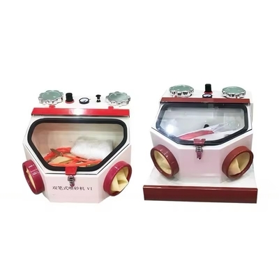 दो पेन दंत चमकाने Sanblaster मौखिक सफाई दंत Sandblaster कैबिनेट के साथ