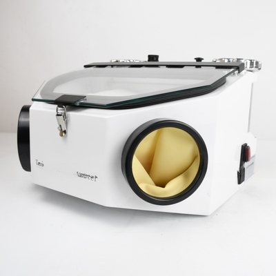 डबल टैंक डेंटल लैब सैंडब्लास्टर पोर्सिलेन मुकुट पॉलिशिंग डेंटल नोजल सैंडब्लास्टिंग