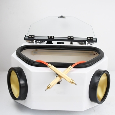 डबल टैंक डेंटल लैब सैंडब्लास्टर पोर्सिलेन मुकुट पॉलिशिंग डेंटल नोजल सैंडब्लास्टिंग