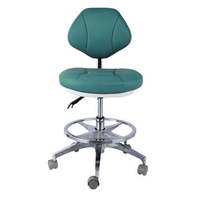 360 Degree Rotating Dental Assistant Chair Comfortable Seat Dentist Stool With Backrest