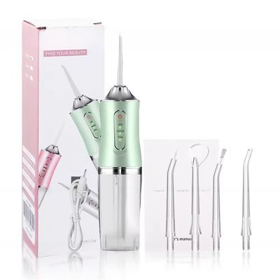 घरेलू मिनी डेंटल वाटर फ्लोसर 1400/मिन प्रभावी सफाई दांत क्लीनर इरिगेटर