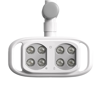 कस्टम छाया रहित दंत कुर्सी दीपक 8 आंखें दंत इकाई एलईडी प्रकाश सेंसर के साथ