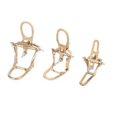 पूर्ण मुख दंत प्रयोगशाला आर्टिकुलेटर पीतल स्प्रिंग 3 आकार दंत आर्टिकुलेटर