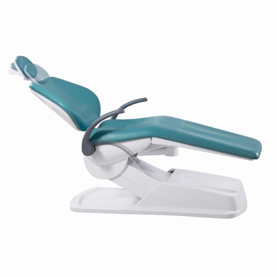 आर्थिक डिज़ाइन पु लेदर डेंटल चेयर यूनिट डाउन माउंटेड ऑपरेशन ट्रे के साथ