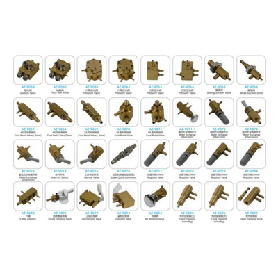 कॉपर मटेरियल डेंटल चेयर वाल्व फोशान फैक्ट्री डेंटल यूनिट और स्पेयर पार्ट्स