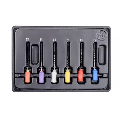 हाथ से उपयोग दंत रूट नहर रीमर रोटरी एंडोडोंटिक्स डायरेक्ट नहर फाइलें NiTi रूट नहर फाइलें