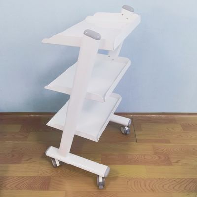 3 Layer Economical And Convenient Salon Trolley For Beauty Salons Stainless Steel Mobile Tool Cart