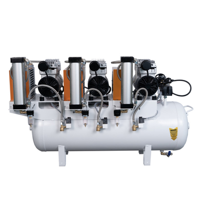 220V डेंटल एयर कंप्रेसर नॉन-प्रदूषण ऑयल फ्री डेंटल उपकरण साइलेंट एयर कंप्रेसर विद ड्रायर