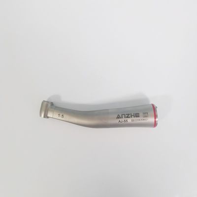 बढ़ते गति 1:5 दंत हैंडपीस दबाएं बटन कॉन्ट्रा एंजेल एयर टरबाइन आंतरिक स्प्रे फाइबर ऑप्टिकल दंत हैंडपीस