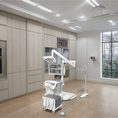 तितली के आकार के साथ उच्च अंत दंत वितरण इकाई प्रकाश दंत चिकित्सा क्लिनिक मोबाइल दंत कार्ट पोर्टेबल दंत चिकित्सा इकाई