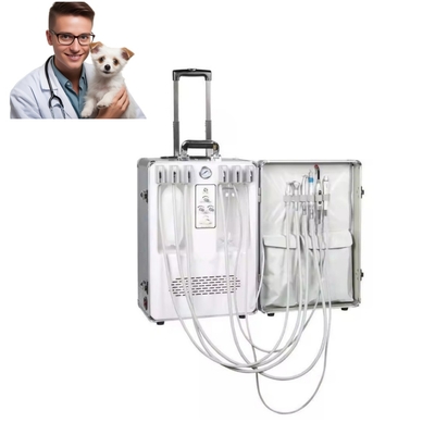 पशु दांत साफ पोर्टेबल डेंटल ऑपरेशन उपकरण पशु चिकित्सा क्लिनिक उपयोग डेंटल थेरेपी यूनिट हाथ से पकड़े गए मोबाइल डेंटल यूनिट