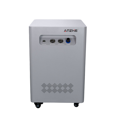 आईएसओ स्वीकृत डेंटल कंप्रेसर पोर्टेबल ऑयल फ्री एयर कंप्रेसर साइलेंट कैबिनेट ग्रे कलर साइलेंट कंप्रेसर बॉक्स के साथ