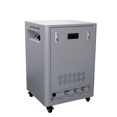 दंत चिकित्सा के लिए तेल मुक्त मूक प्रकार का वायु कंप्रेसर ध्वनि प्रतिरोधी कैबिनेट के साथ मोबाइल वायु कंप्रेसर 550W दंत वैक्यूम पंप