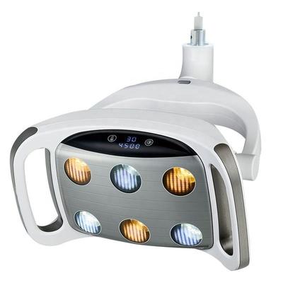 Dental Operation Light Shadowless 6 LED Oral Lamp for Dental Chair 30000 Lux Dental Surgery Lighting