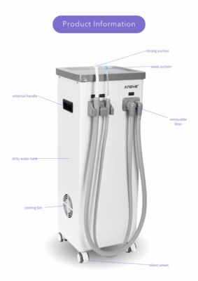 400W Dental Suction Machine Saliva Ejector Professional Dental Suction Machine with CE