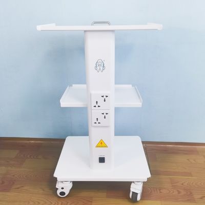 उच्च गुणवत्ता वाला डेंटल रोलिंग टिकाऊ ट्रॉली मोबाइल इंस्ट्रूमेंट कार्ट बिल्ट-इन सॉकेट डेंटल इंस्ट्रूमेंट ट्रॉली