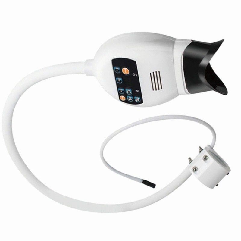 दंत कुर्सी पर लगा दांतों को सफेद करने वाला 8 एलईडी लाइट दांतों को सफेद करने वाली मशीन दंत चिकित्सा क्लिनिक के लिए