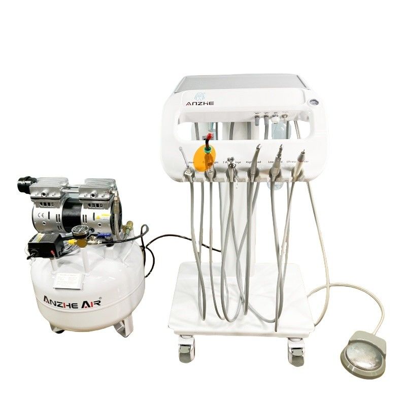 Custom 550W Medical Air Compressor Oil Free Air Pump Medical Air Compressor For 1 Dental Chair