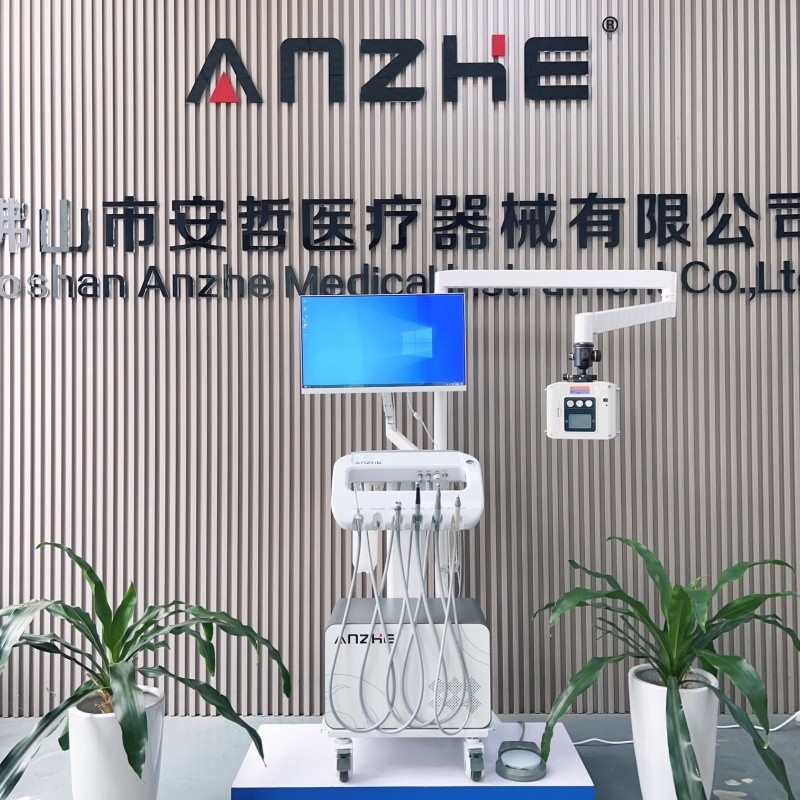 एक्स रे डेंटल टर्बाइन मशीन के साथ डेंटल चेयर यूनिट मोबाइल डेंटिस्ट पोर्टेबल कार्ट उपचार इकाई