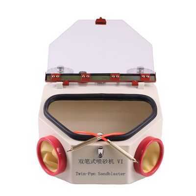 अच्छा दाम एलईडी लाइट डेंटल सैंडब्लास्टर दो पेन डेंटल लैब उपकरण डेंटल सैंडब्लास्टिंग मशीन ऑनलाइन