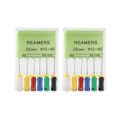 अच्छा दाम गुणवत्ता की गारंटी दंत फाइलें हाथ उपयोग 25 मिमी #15-40 स्टेनलेस स्टील डेंटल रीमर फाइलें ऑनलाइन