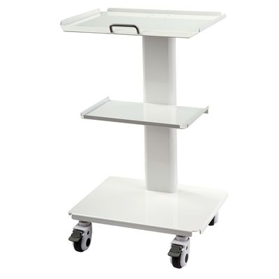 अच्छा दाम फोशन फैक्ट्री दंत चिकित्सा उपकरण सोकेट एसएस 3 परत दंत चिकित्सा मोबाइल कार्ट के साथ सफेद रंग मोबाइल उपकरण कार्ट ऑनलाइन