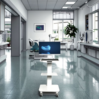 अच्छा दाम दंत चिकित्सा अस्पताल उपकरण कंप्यूटर मोबाइल दंत चिकित्सा गाड़ी मोबाइल अस्पताल ट्रॉली स्टेनलेस स्टील मोबाइल गाड़ी ब्रेक के साथ ऑनलाइन