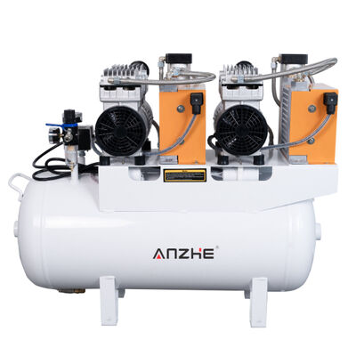 अच्छा दाम 60L डेंटल एयर कंप्रेसर ड्रायर के साथ 1700W साइलेंट ऑयल फ्री एयर पंप 4 डेंटल चेयर के लिए मेडिकल एयर कंप्रेसर ऑनलाइन