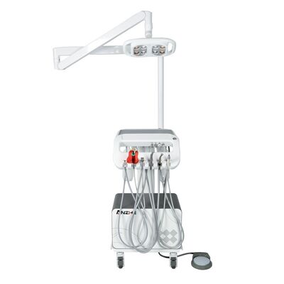 550W Veterinary Dental Unit with LED Operating Light and Built-in Air Compressor for Mobile Pet Dental Cart